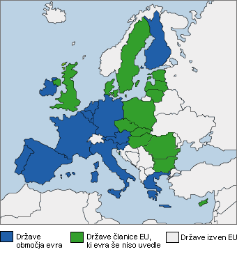 Članice EU - evro območje